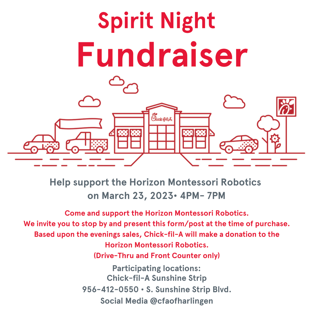 Spirit Night Fundraiser